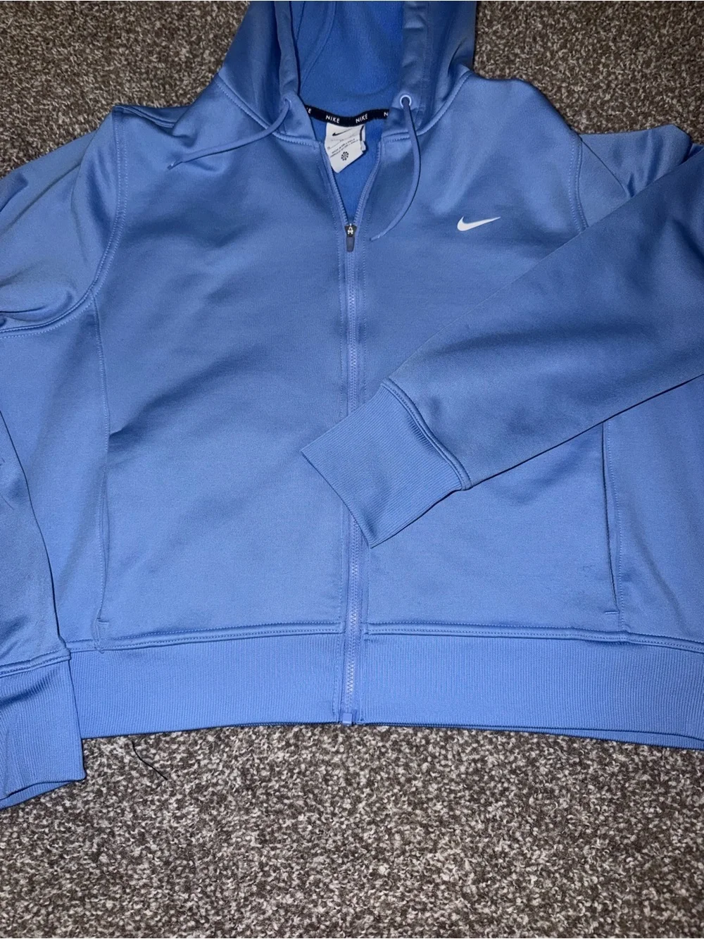 Nike Light Blue Full-Zip Hoodie Jacket